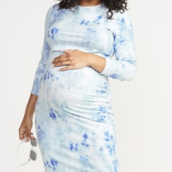 Maternity tie dye bodycon - Picture 3 of 4
